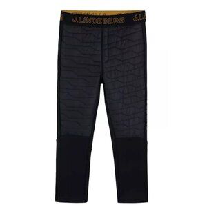 J. Lindeberg Men's Pants Size XL AERIAL Hybrid Ski Base Layer Black